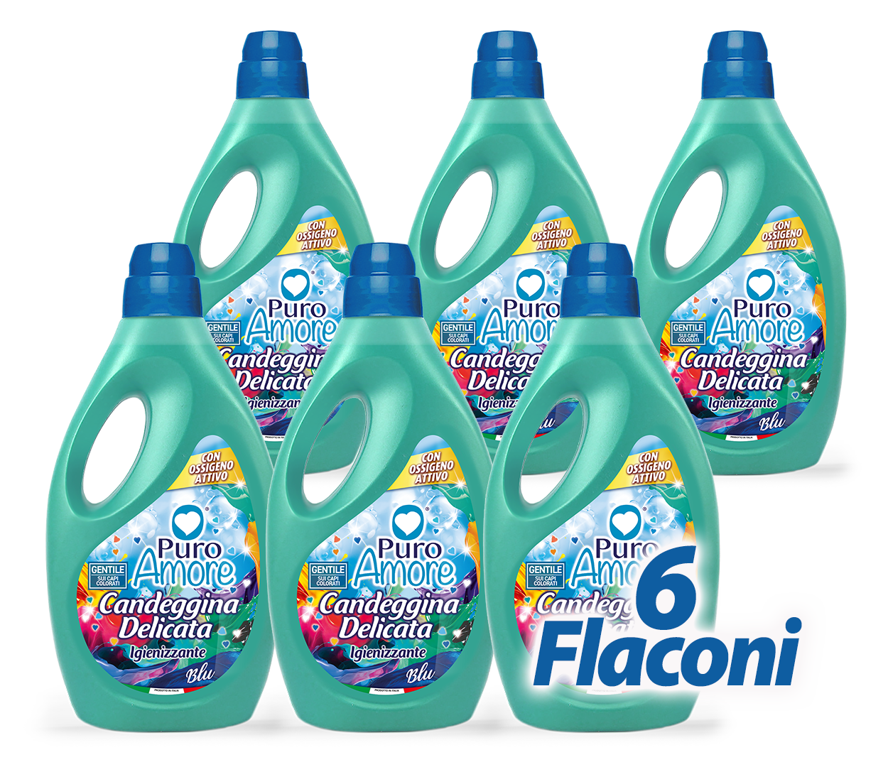 PURO AMORE CANDEGGINA DELICATA 2LT BLU