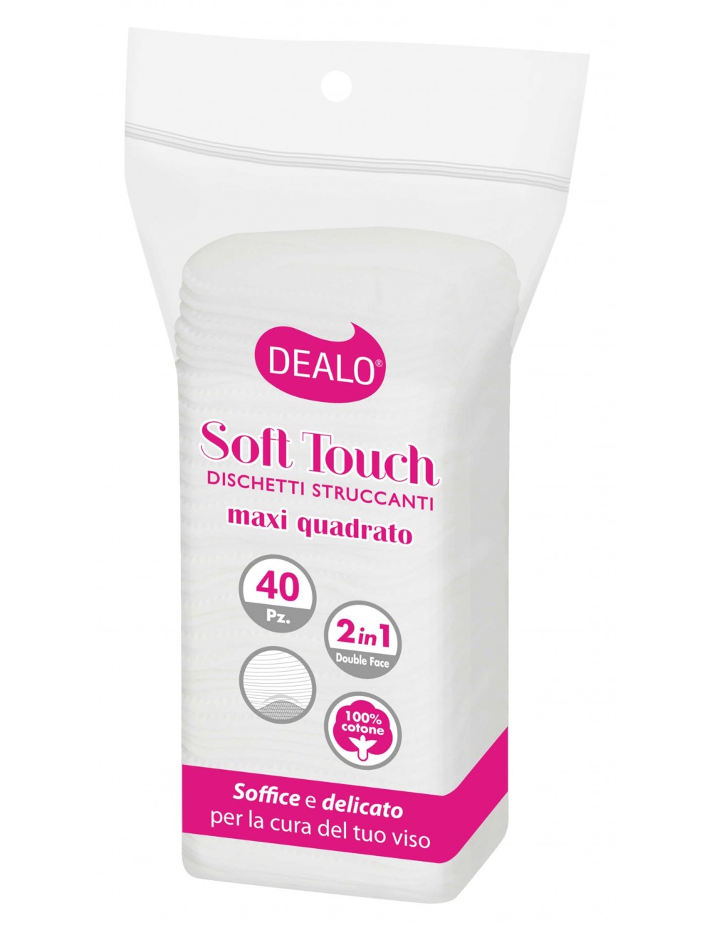 DEALO DISCHETTI STRUCCANTI 40PZ QUAD.XL