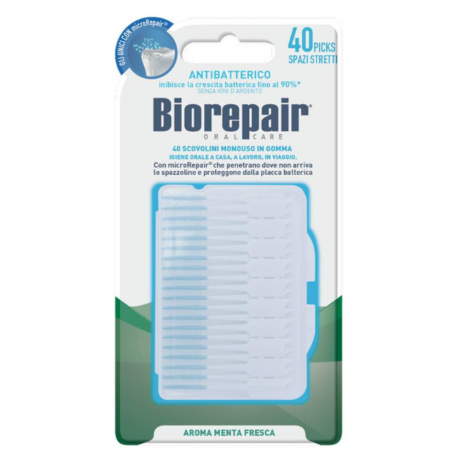 BIOREPAIR SCOVOLINO 40PZ GOMMA FINE