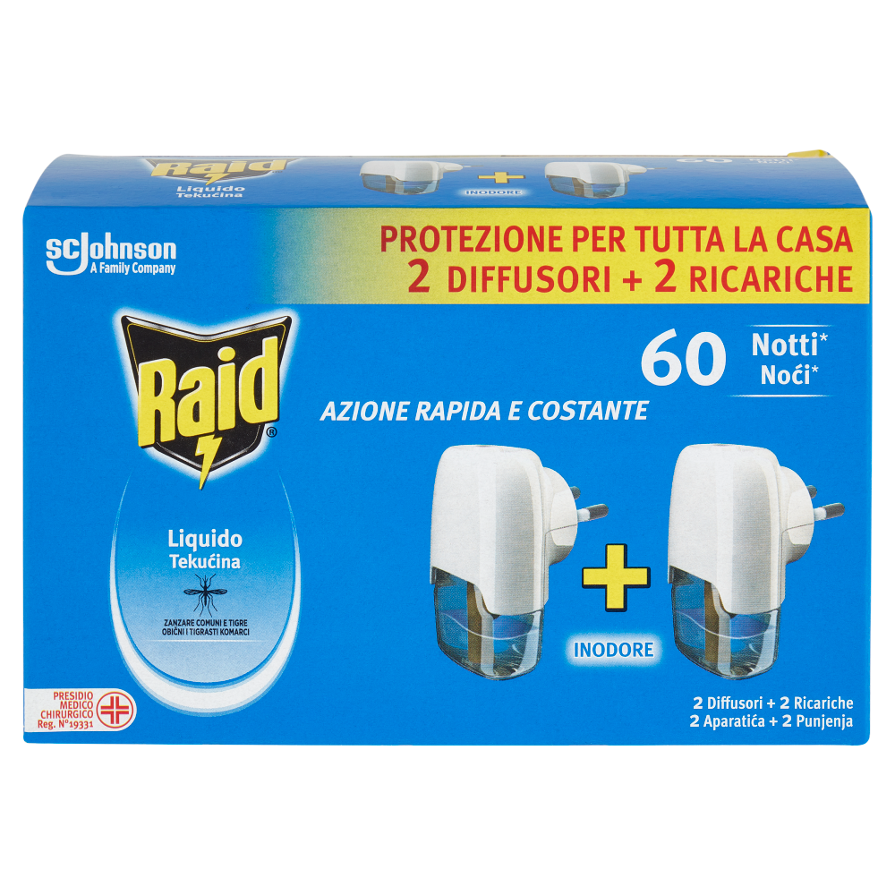 RAID ANTIZ.LIQ.COMP+RIC.60NOTTI CON LUCE