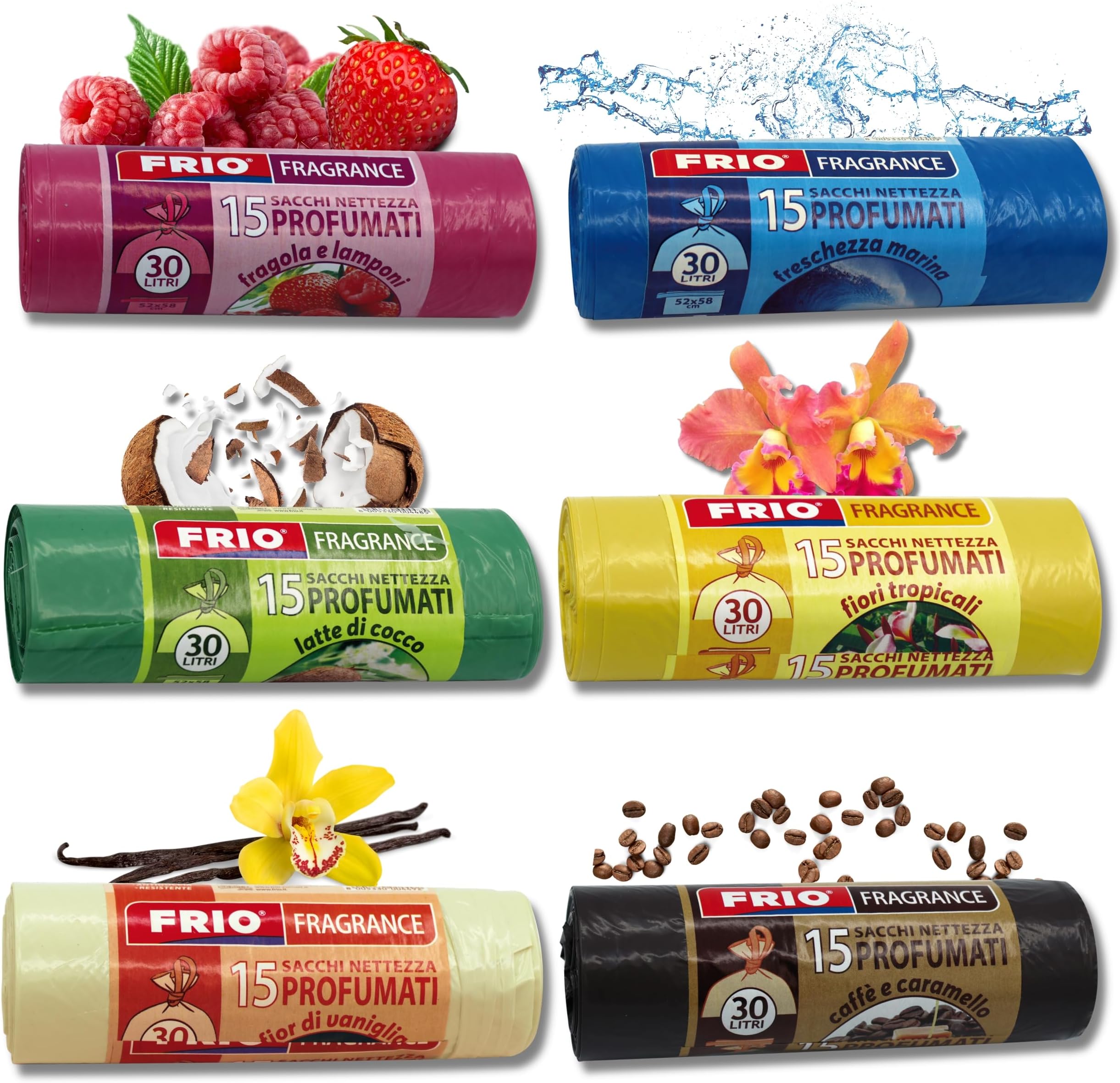 SACC.N.U.FRIO 15PZ PROFUM.VANIGLIA