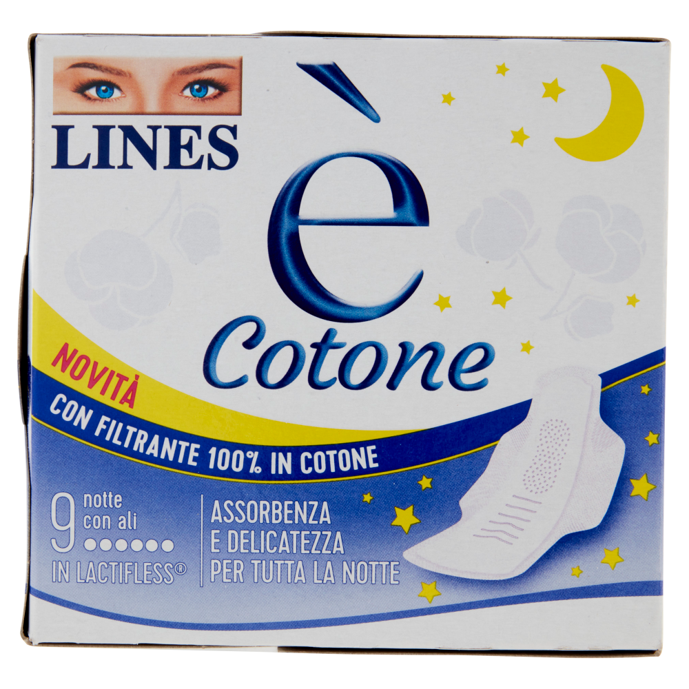 LINES E'COTONE X 9 ALI NOTTE