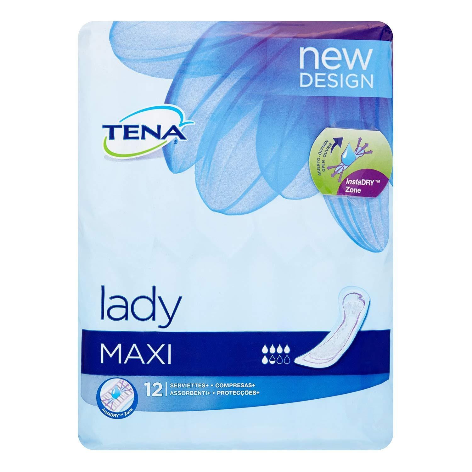 TENA LADY MAXI X12 INSTA DRY