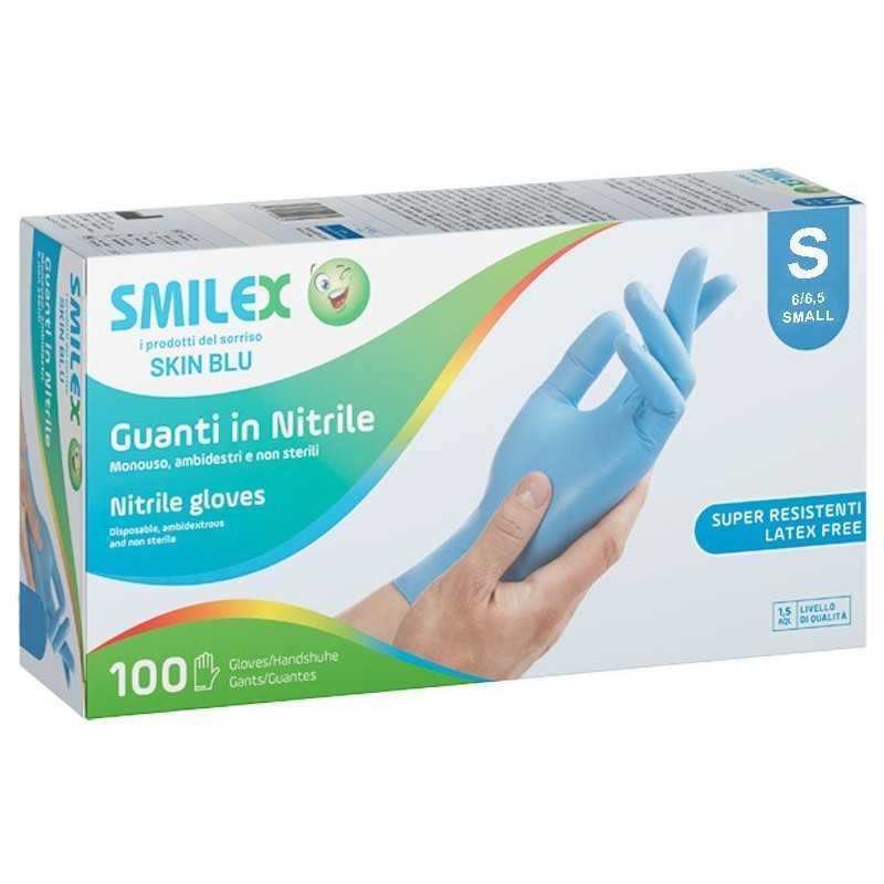 GUANTI SKINBLU NITRILE 100PZ XL S/POLV.