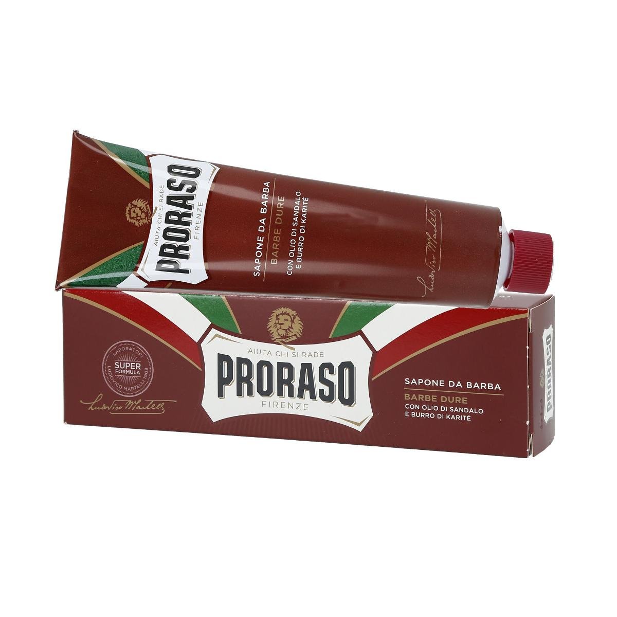 PRORASO CREMA BARBA TUBO 150ML ROSSA