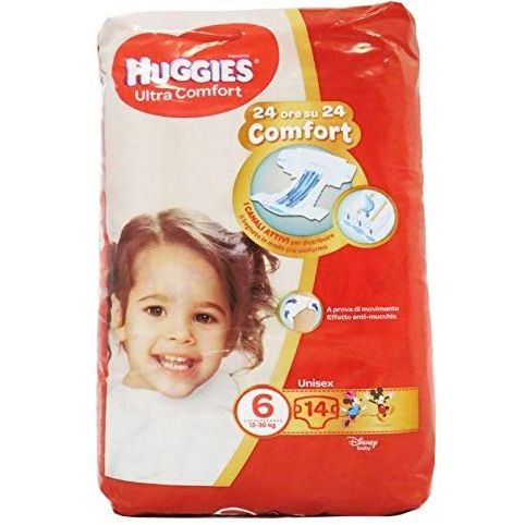 HUGGIES ULTRACOMFORT (6) EXTRALARGE