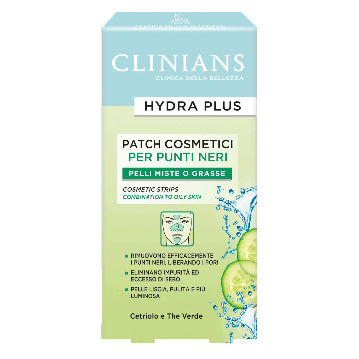 CLINIANS HYDRA-T CEROTTO PUNTI NERI 8PZ