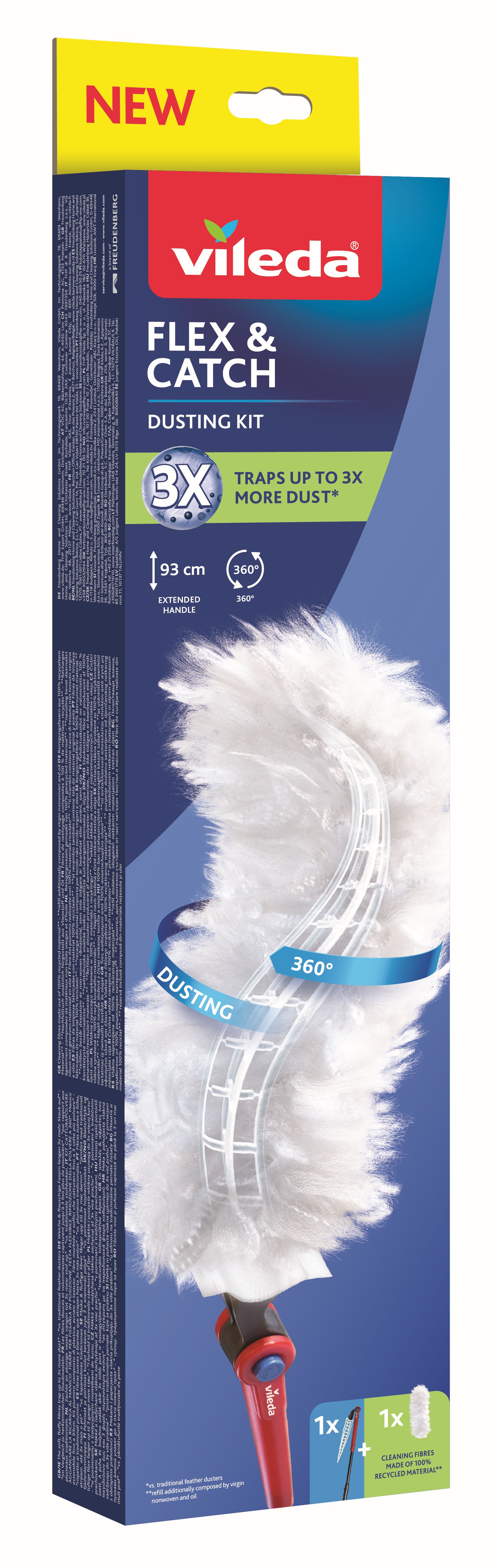 VILEDA FLEX&CATCH PIUMINO KIT+RIC.ESTENS