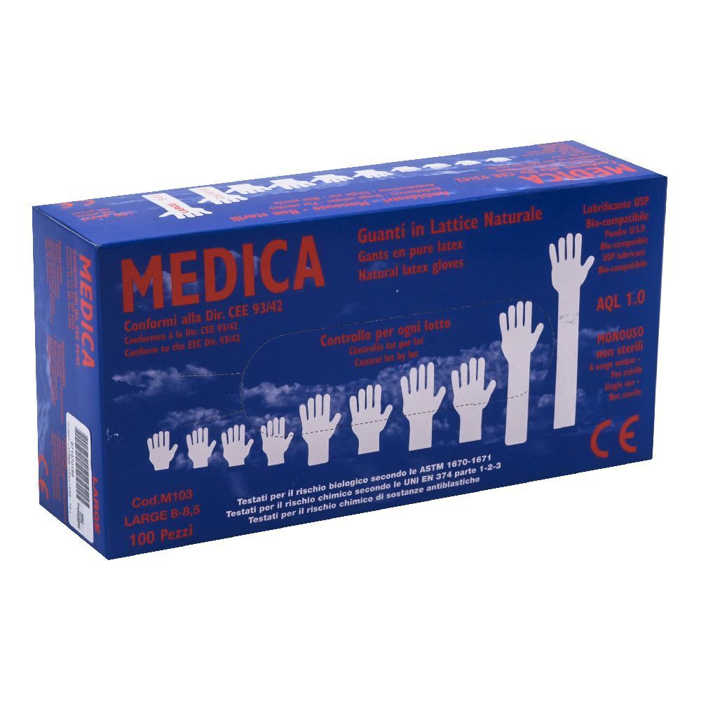 GUANTI SKINPROTEK LATTICE 100PZ L C/POLV