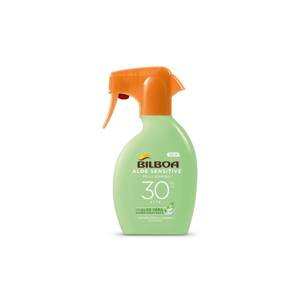 BILBOA ALOE SENS.TRIGG.SOL.250ML SPF30+