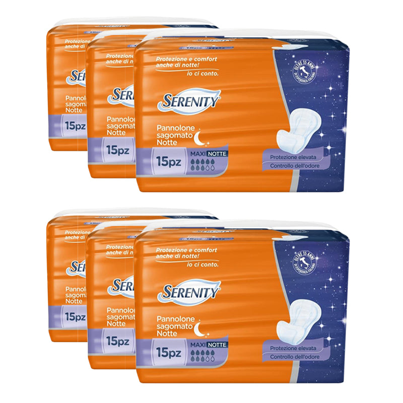SERENITY PANNOLONI MAXI MIS.XL NOTTE X15