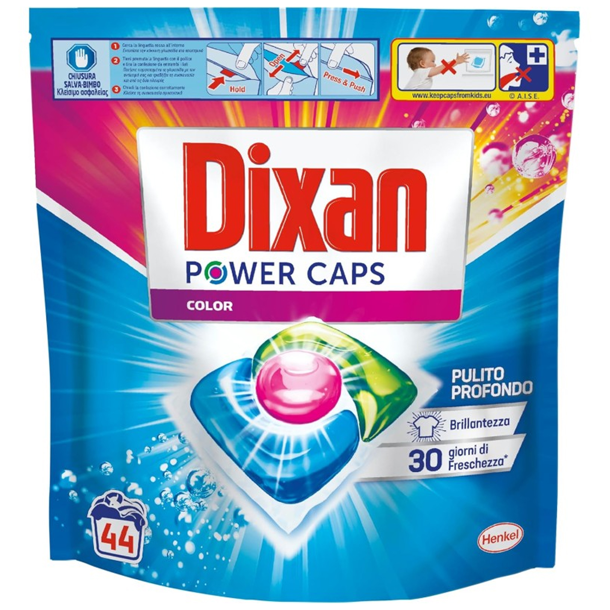 DIXAN POWER CAPS 44PZ COLOR
