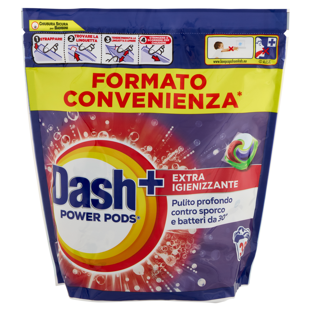 DASH ECODOSI PODS POWER 38PZ IGIENIZZANT
