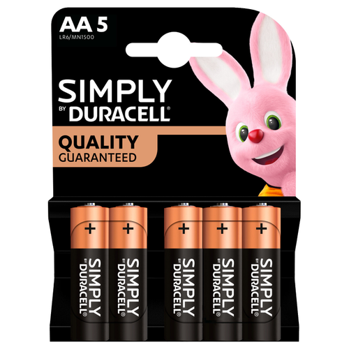 DURACELL SIMPLY STILO X 5 AA