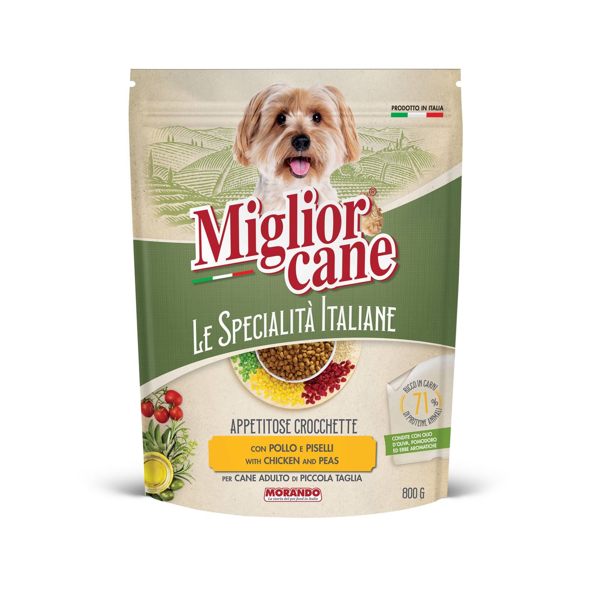 MIGLIOR CANE MINI CROC.800GR POLLO/PISEL
