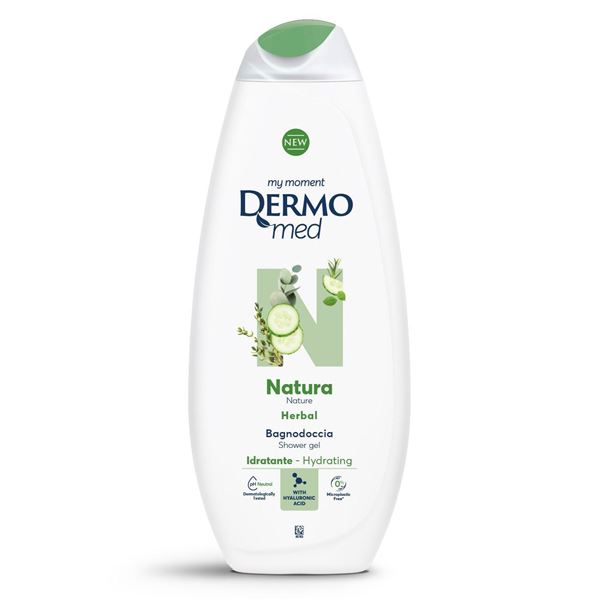 DERMOMED BAGNOSCHIUMA 650ML NATURAL HERB