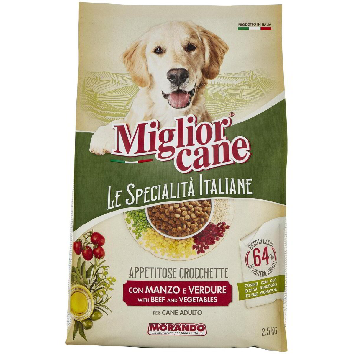 MIGLIOR CANE CROCC.2,5KG MANZO/VERDURE