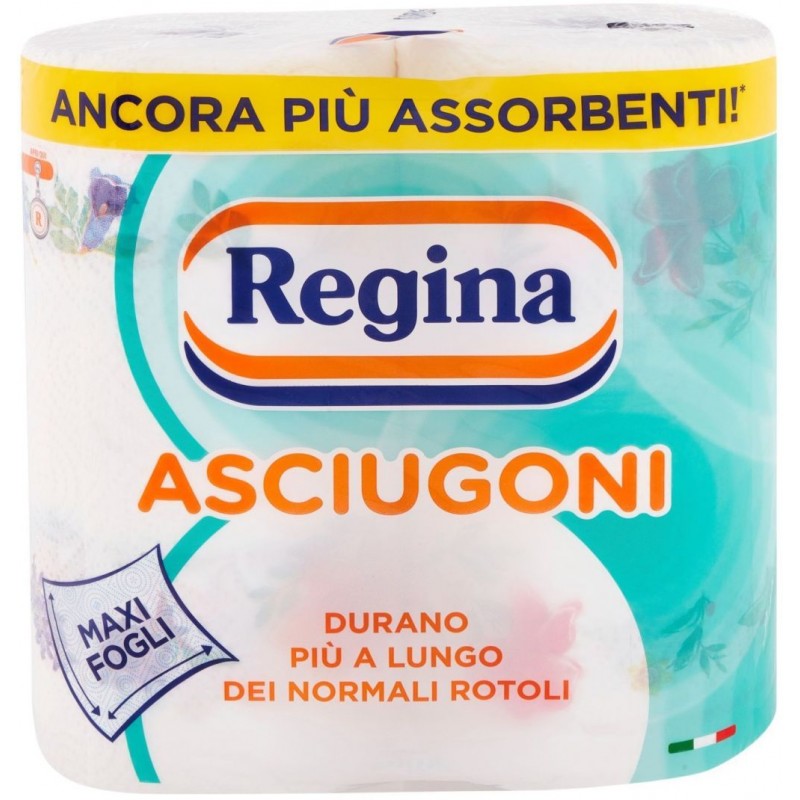 REGINA ASCIUGONI 2 ROTOLI MAXI FOGLI