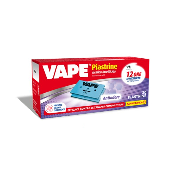 VAPE PIASTRINE 30PZ ANTIODORE