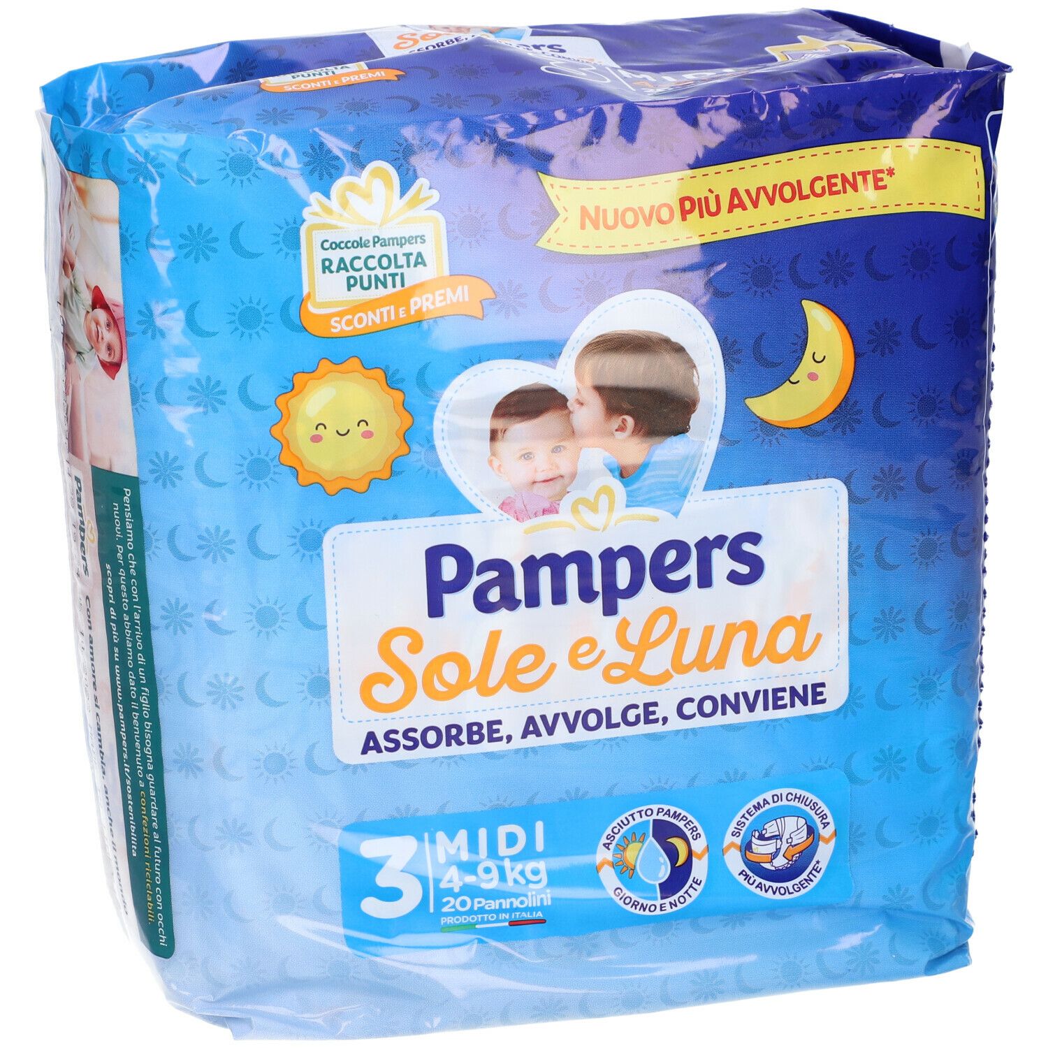 PAMPERS SOLE LUNA X20 MIDI