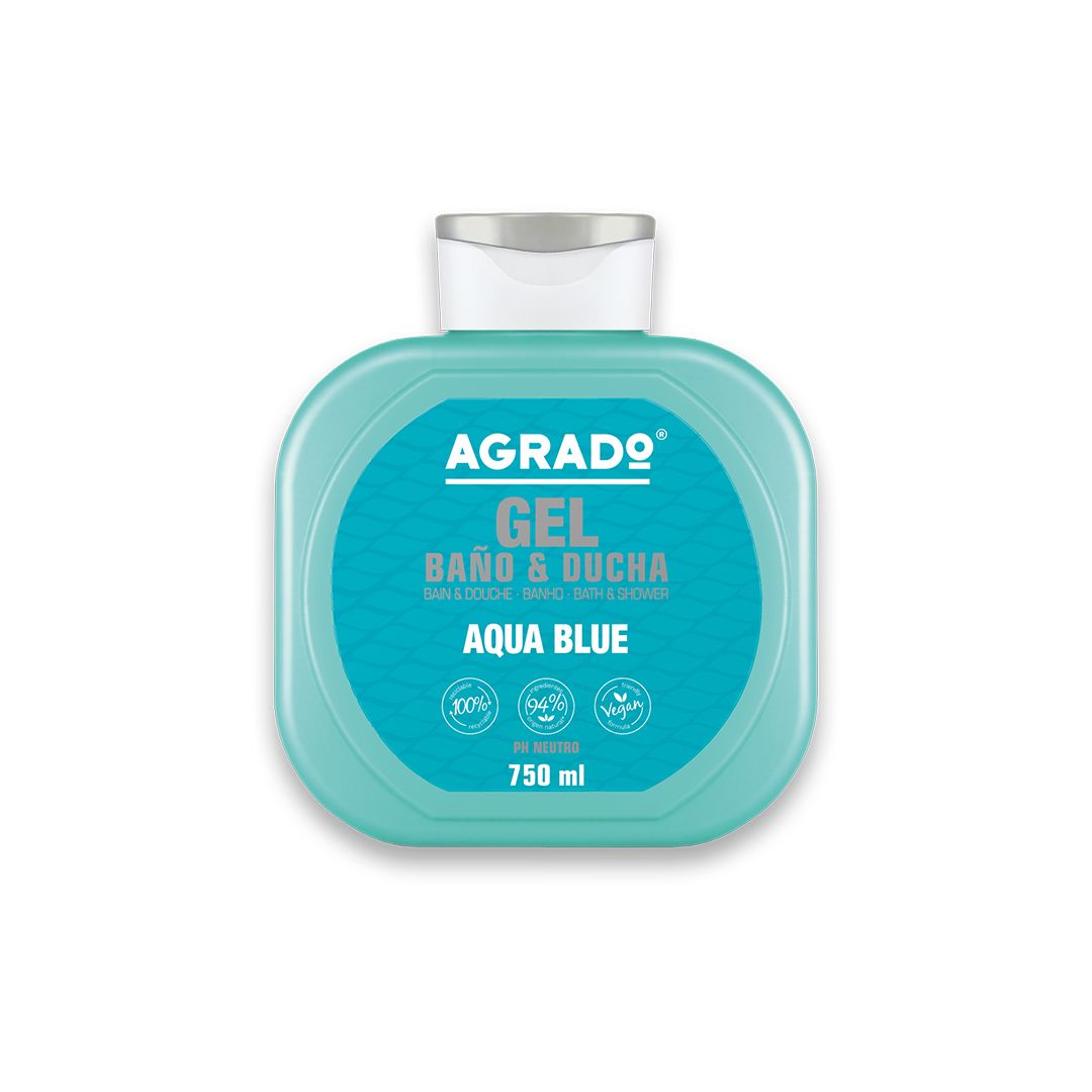 AGRADO BAGNOSCHIUMA GEL 750ML ACQUA BLU