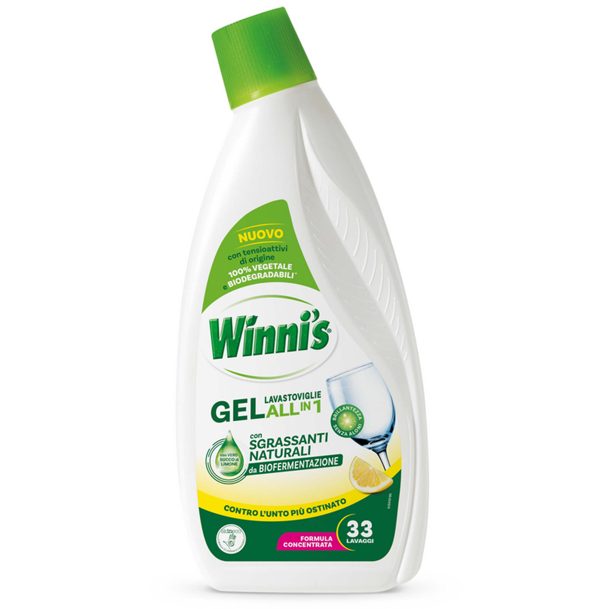 WINNI'S GEL LAVASTOVIGLIE 33LAV.LIMONE