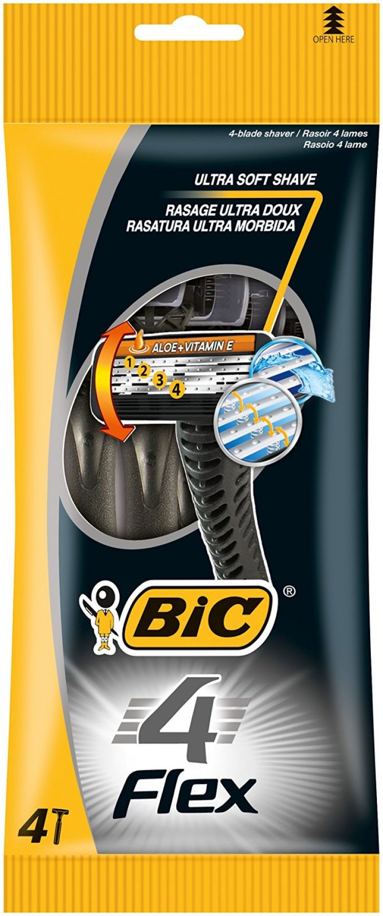 BIC RASOIO FLEX "4" 4PZ