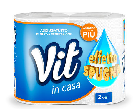 VIT ASCIUGATUTTO 2 ROTOLI MAXI 200 STR.