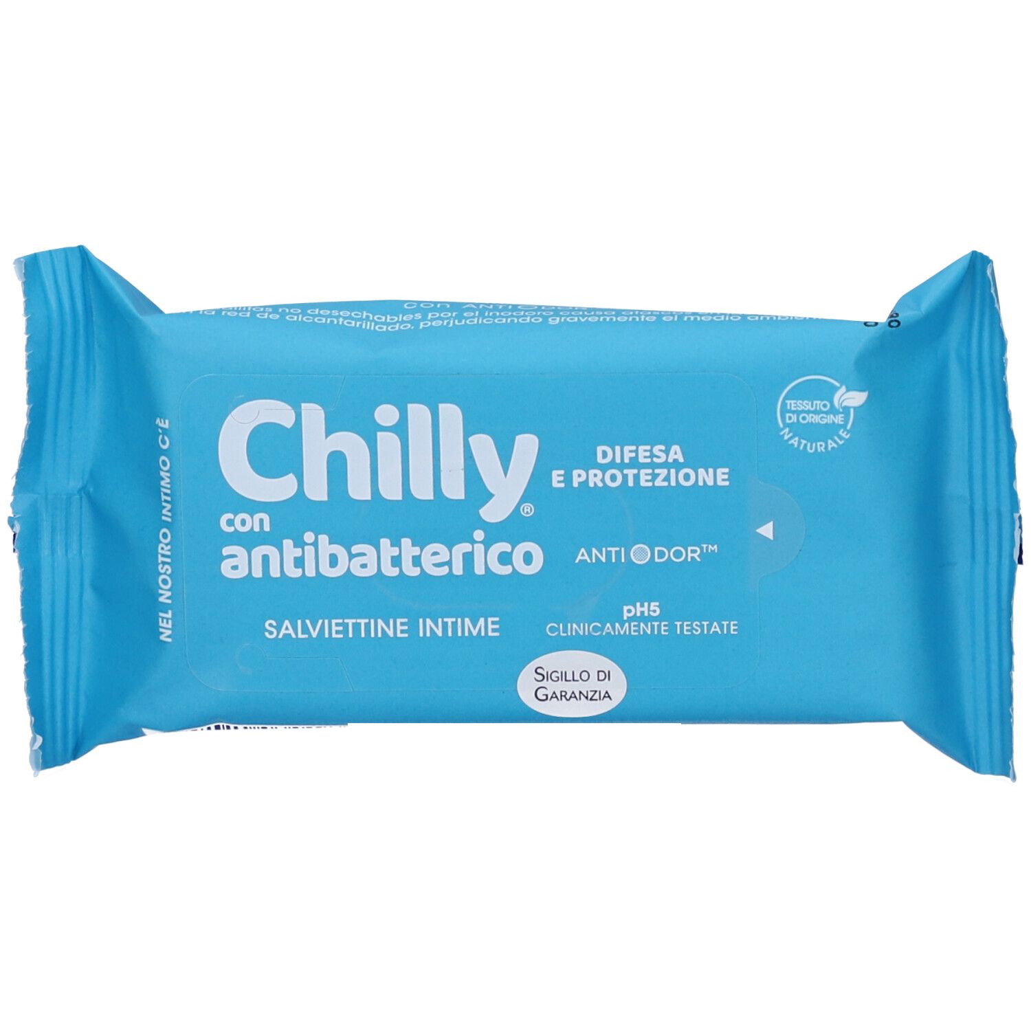 CHILLY SALVIETTINE AZZURRE ANTIBATTERICO