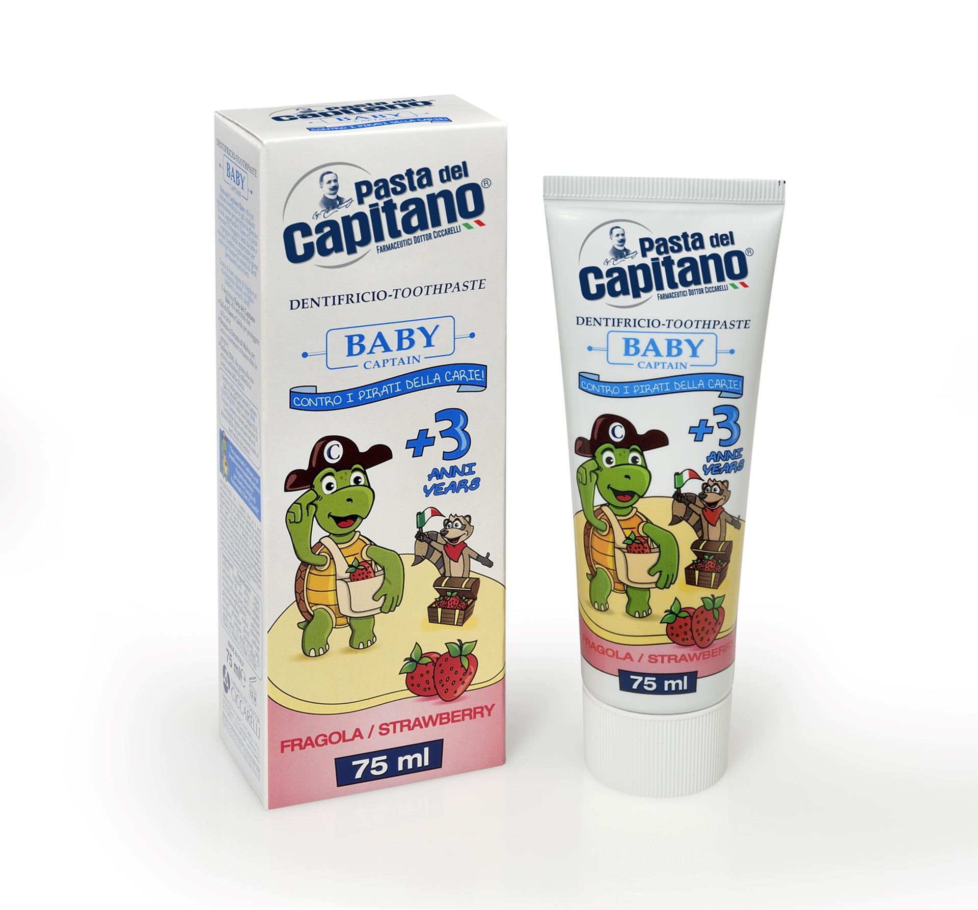 CAPITANO DENT.75ML BABY FRAGOLA