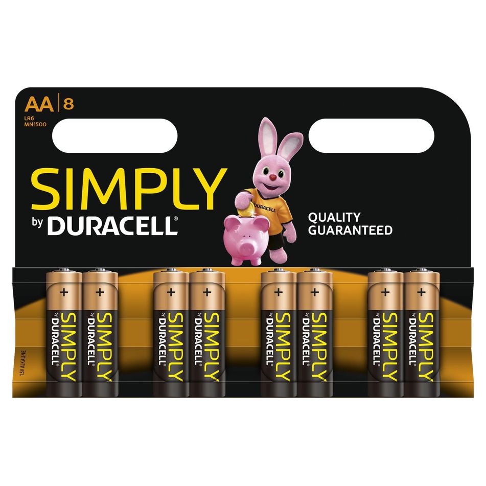 DURACELL SIMPLY STILO X 8 AA