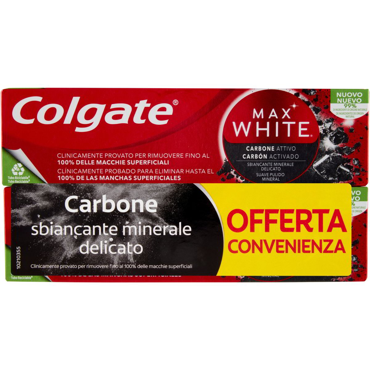 COLGATE SPAZZ.MAX WHITE CARBONE 2PZ*