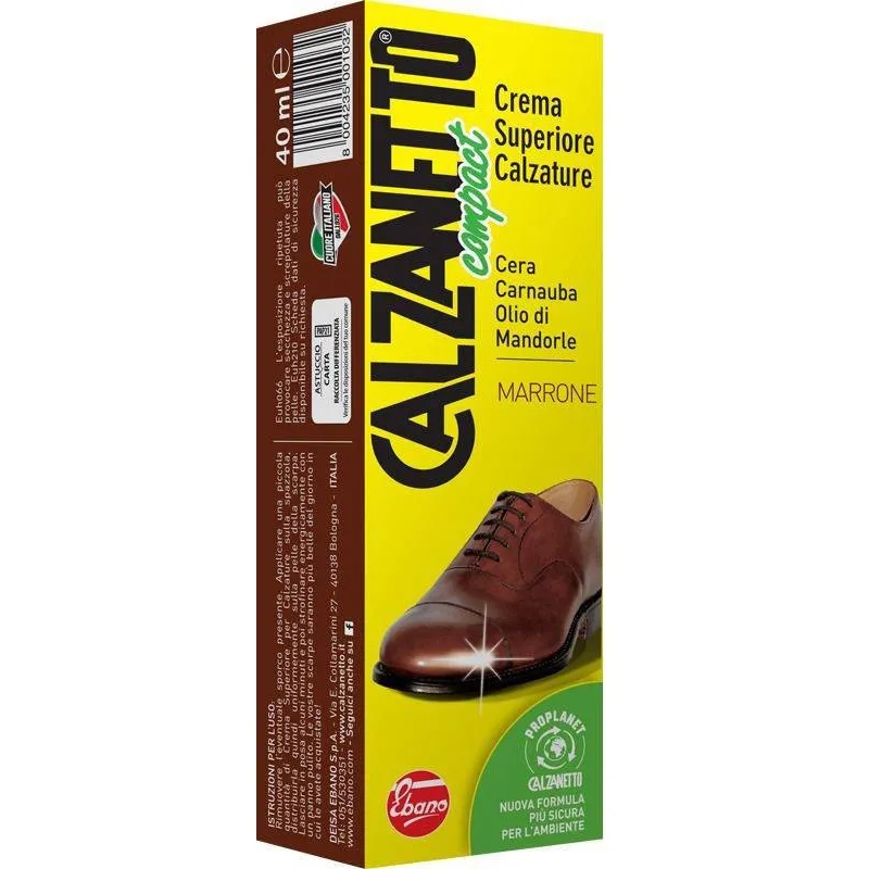 CALZANETTO CREMA SUPERIORE 40ML MARRONE