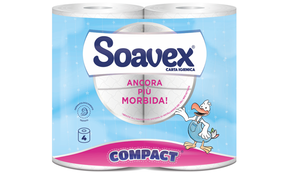 SOAVEX CARTA IGIENICA  4RT 2V COMPACT