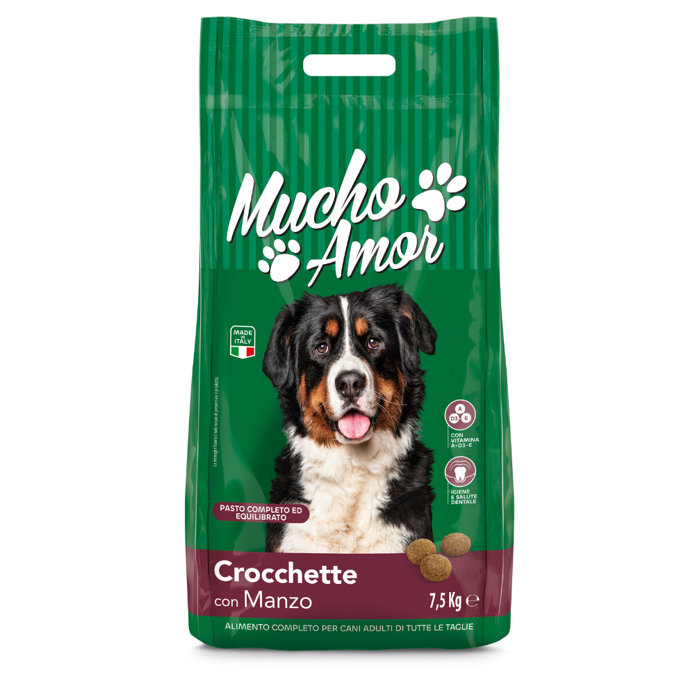 MUCHOAMOR CANE ADULTO CROCCH.7,5KG MANZO