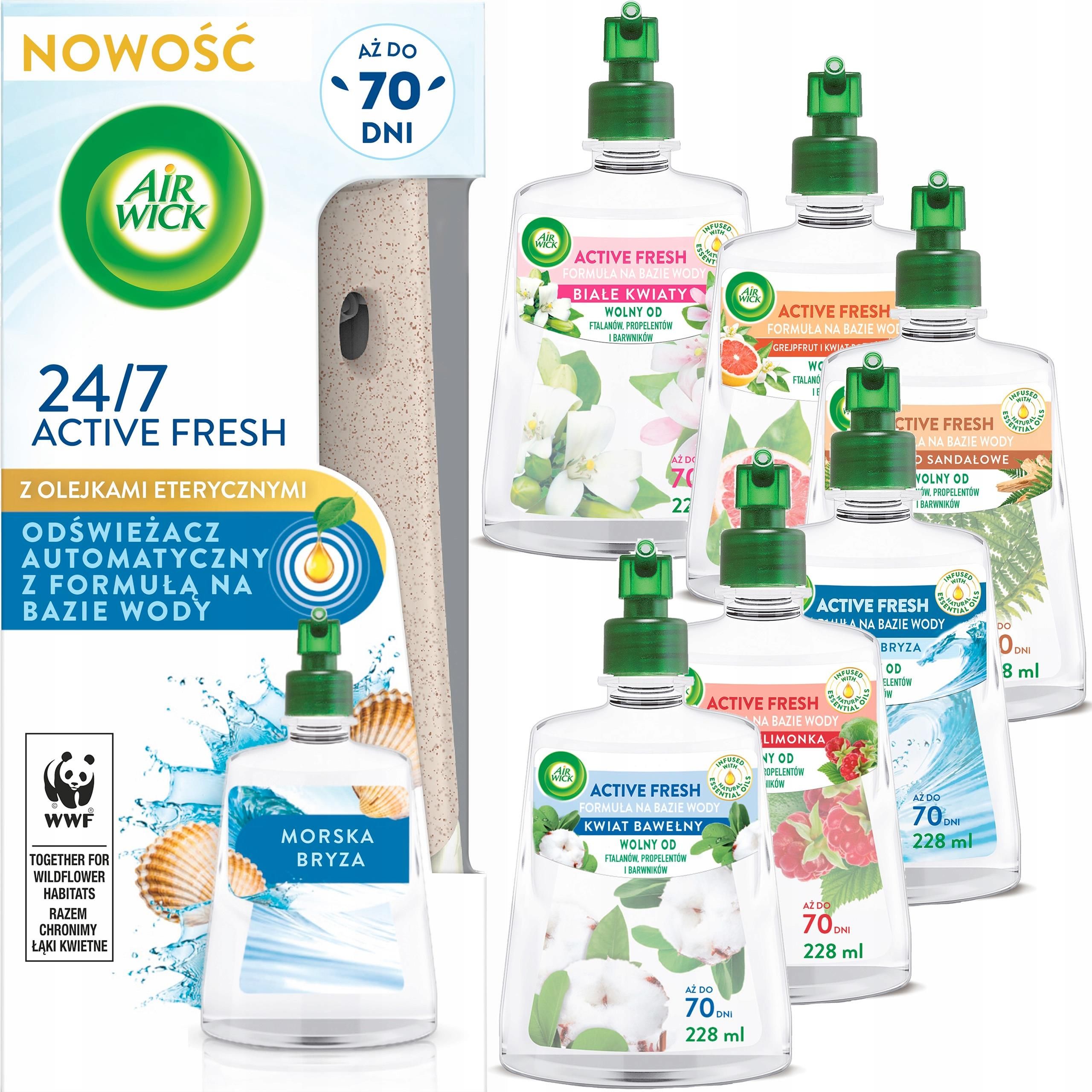 AIR WICK ACTIVE FRESH COMP.+RIC.VANIGL*