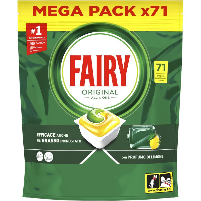 FAIRY CAPS TUTTO IN UNO X 90 LIMONE