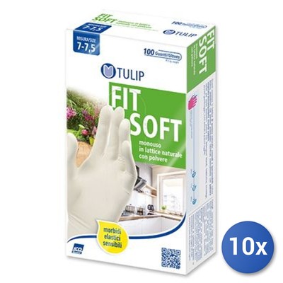 GUANTI TULIP IN LATTICE 100PZ MEDI