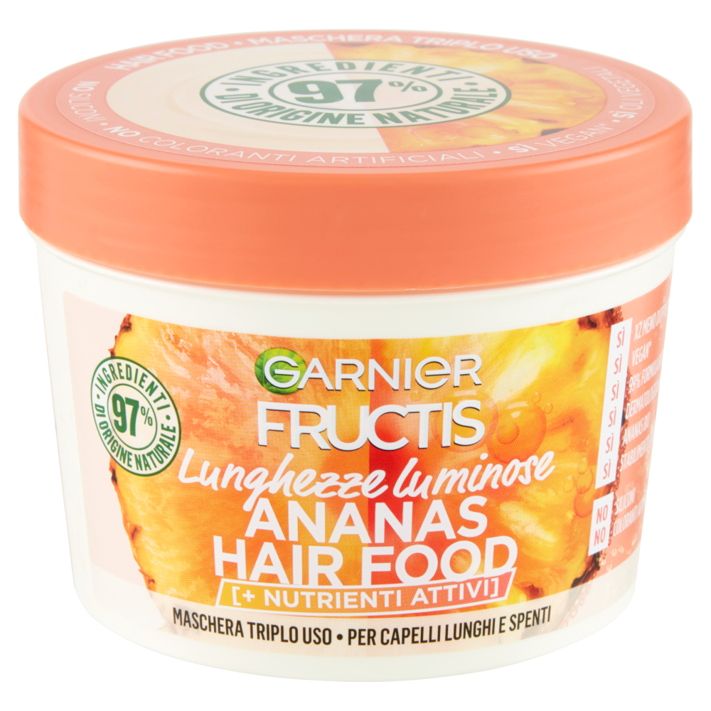 FRUCTIS MASCHERA 390ML CAP.LUNGHI ANANAS