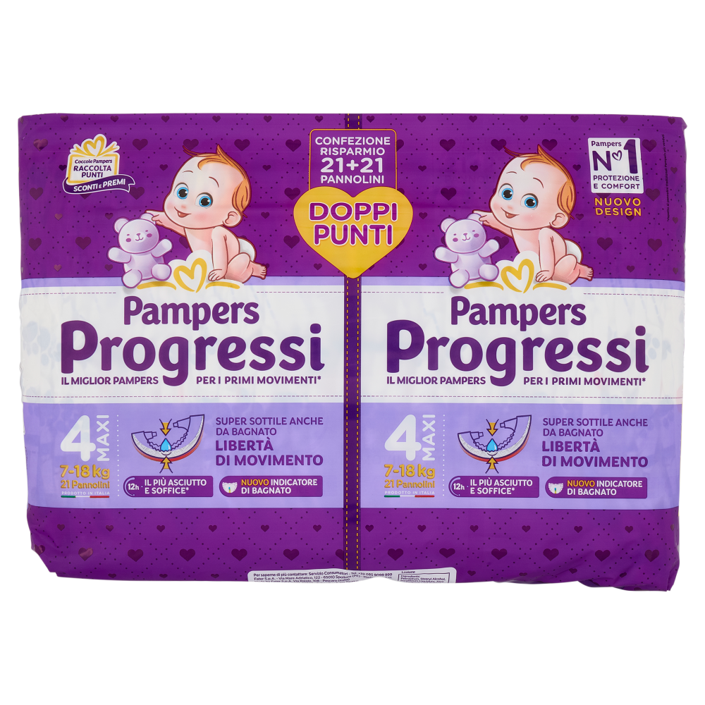 PAMPERS PROGRESSI X21 MAXI