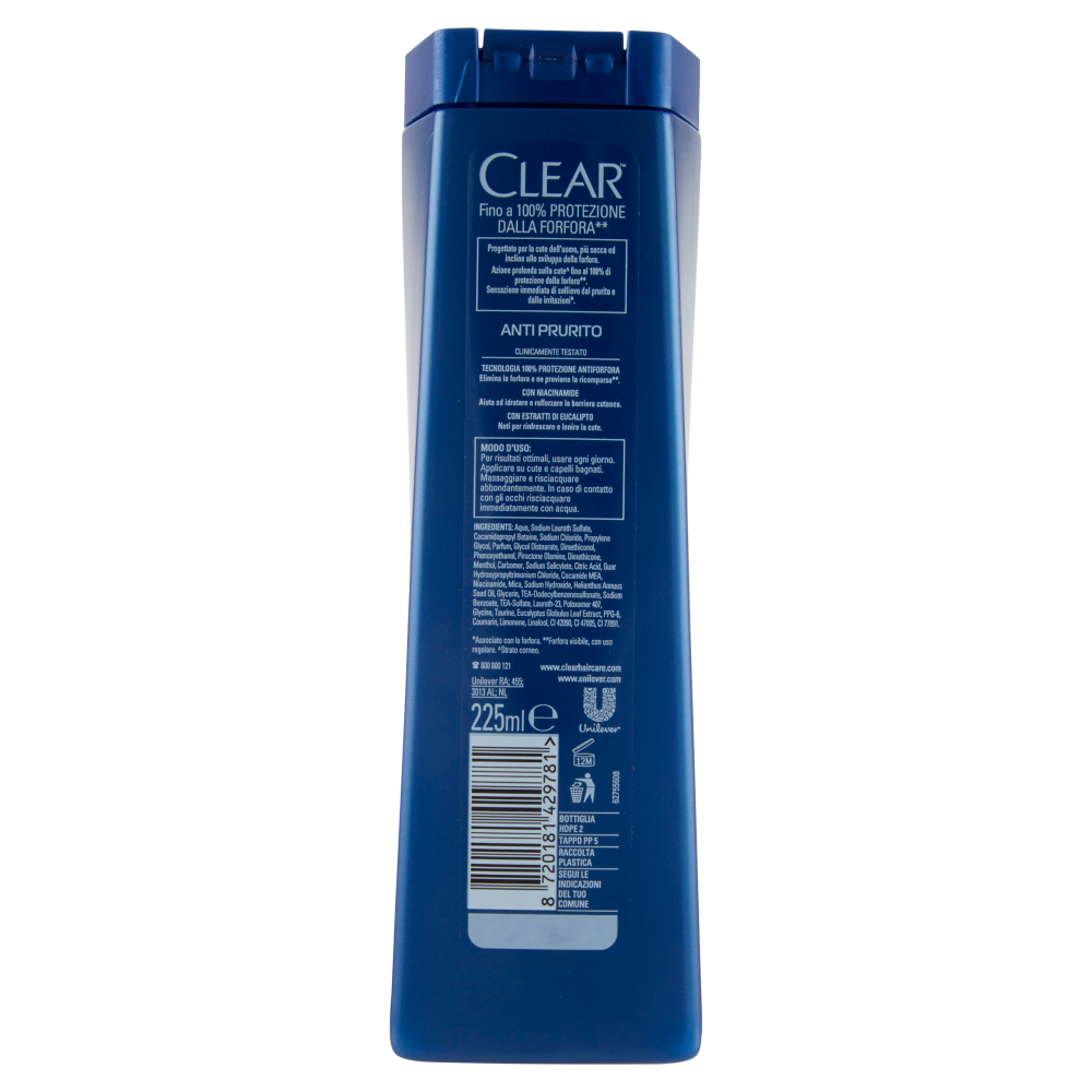 CLEAR SH.225ML ANTIPRURITO
