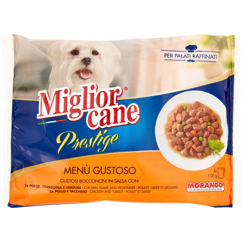 MIGLIOR CANE MENÙ GR.100X4 GUSTOSO