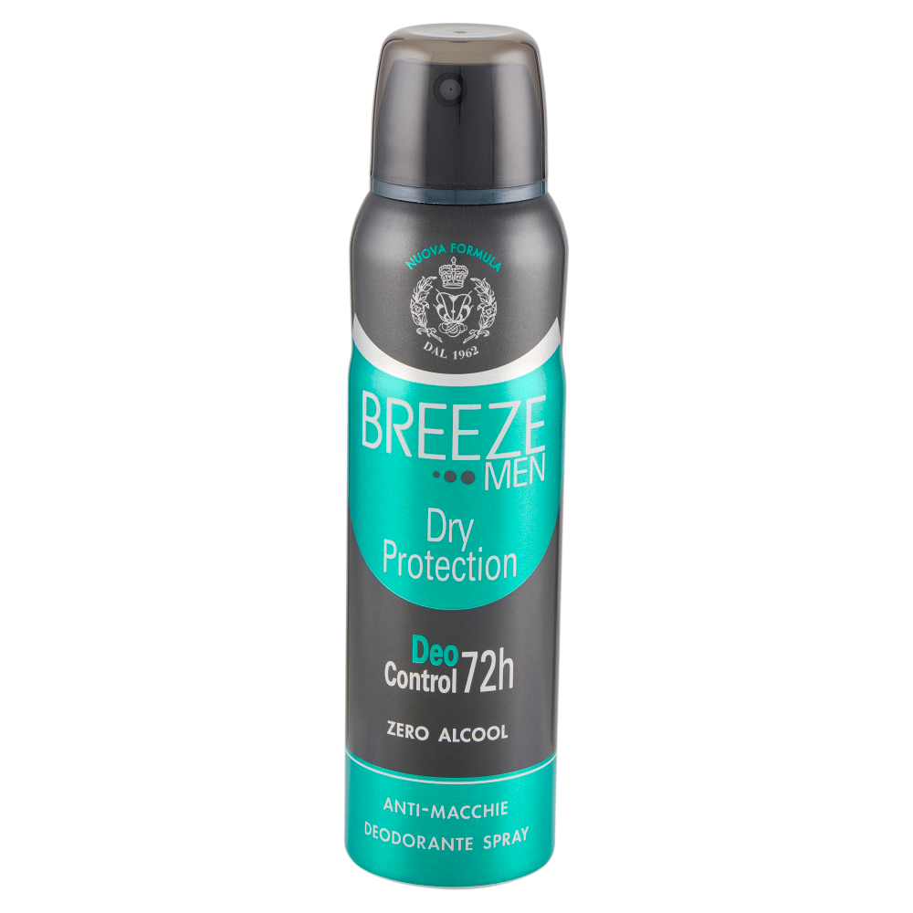BREEZE DEO SPRAY 150ML MEN DRY PROTECT.