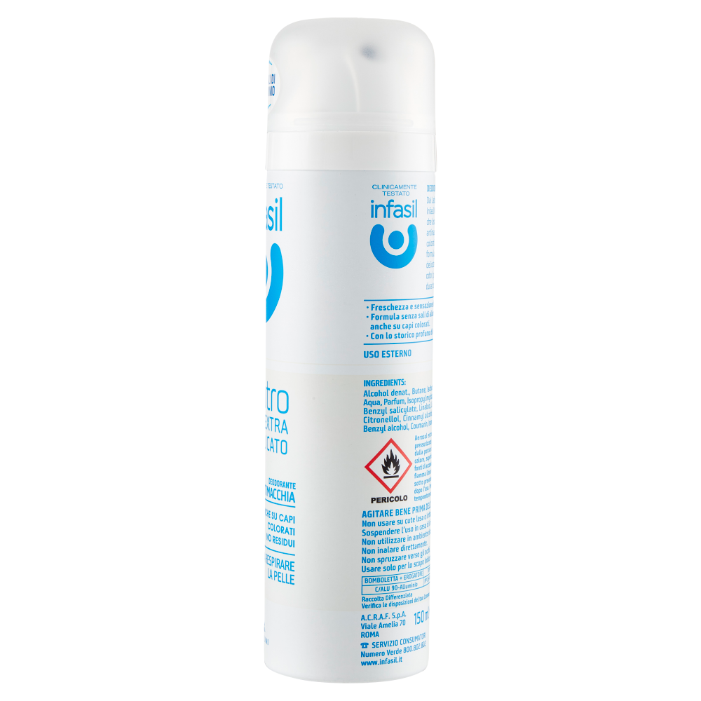 INFASIL DEO SPRAY 150ML EXTRA DELICATO