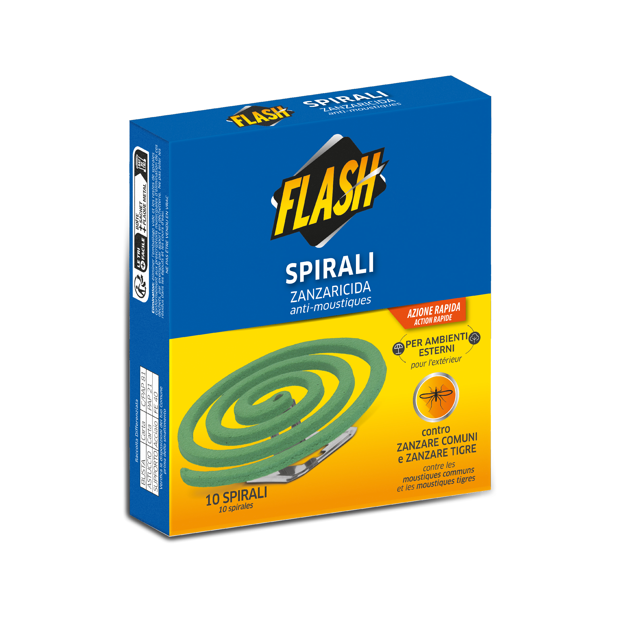 BERGEN FLASH SPIRALI 10PZ