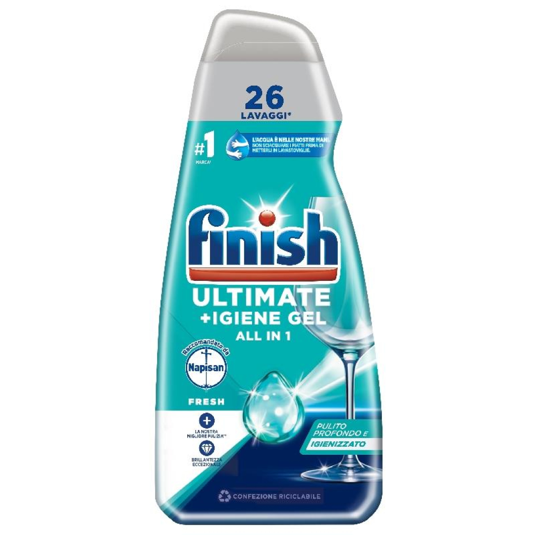 FINISH GEL QUANTUM +IGIENE 560ML FRESCH.