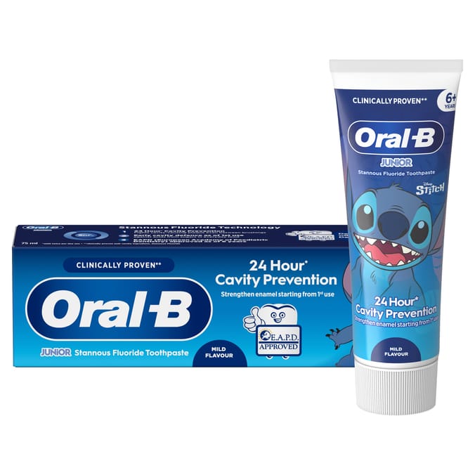 ORAL B DENT.75ML JUNIOR 6-12 ANNI STITCH