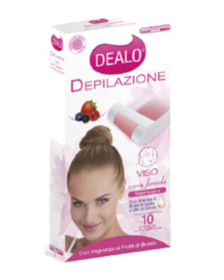 DEALO DEPIL.VISO STRISCE X 10