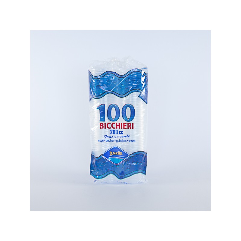 PAOLINA BICCHIERI 200CC ACQUA 100PZ