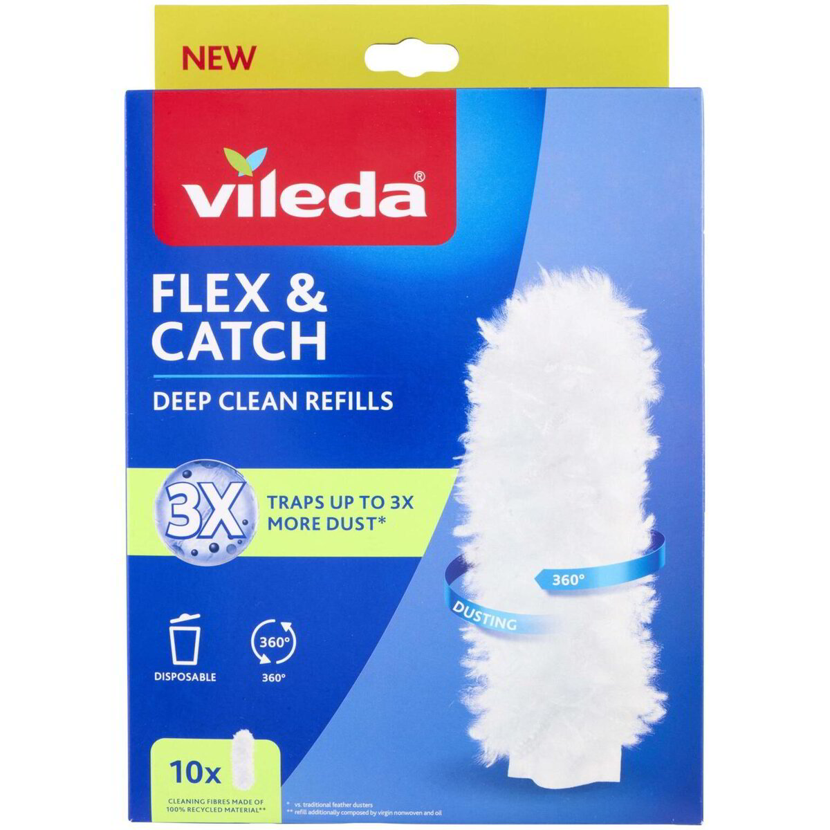 VILEDA FLEX&CATCH PIUMINO RICAMBIO 10PZ